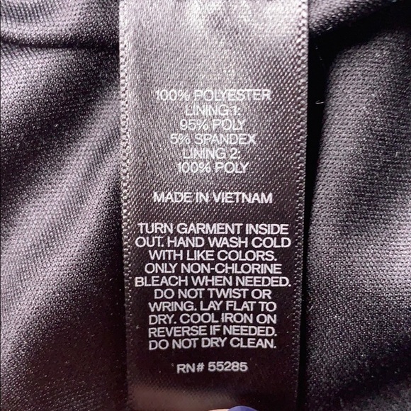 Express Black Cocktail Dress with Mesh Detail - Picture 6 of 6